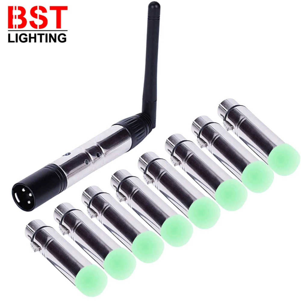 transmissor receptor sem fio para disco dj party bar stage par moving head beam iluminacao laser dfi led controller 24g dmx512 01