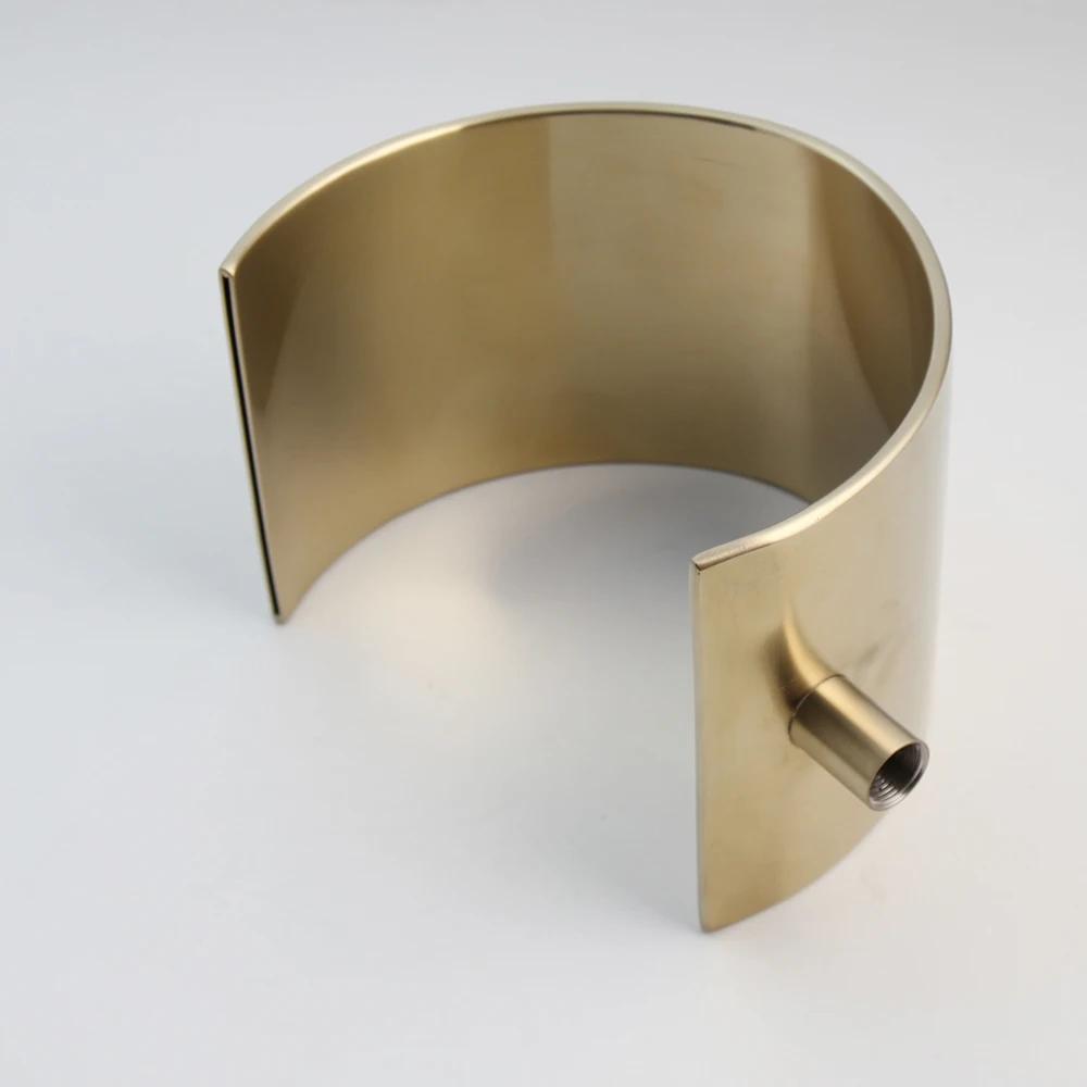 Imagem -04 - Zappo Escova Cachoeira Bico de Ouro Peças Torneira da Banheira Cromo Terminado Torneiras Misturadoras para Chuveiro do Banheiro com Chuveiro Mão