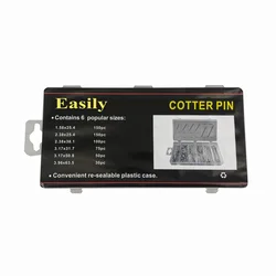 555 Cotter Pin Assortment Key Hair 555 Piece Shop Set 6 Sizes Axle Suspension Wheel