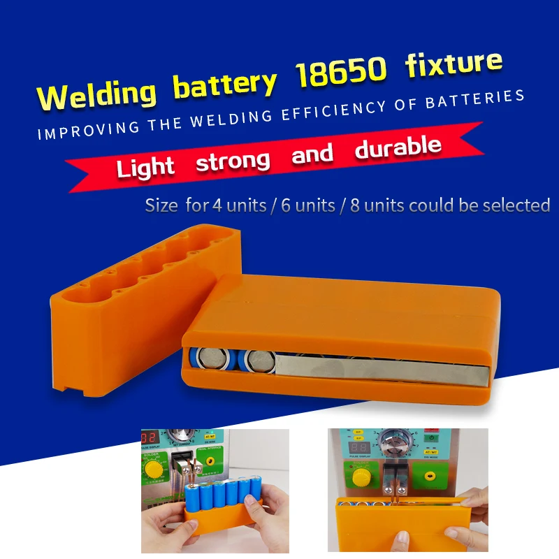 18650 Battery Fixture Fixed For Spot Welding Lithium Battery Pack Weld Fixture  Spot welder welding Batteries Fixed Holder