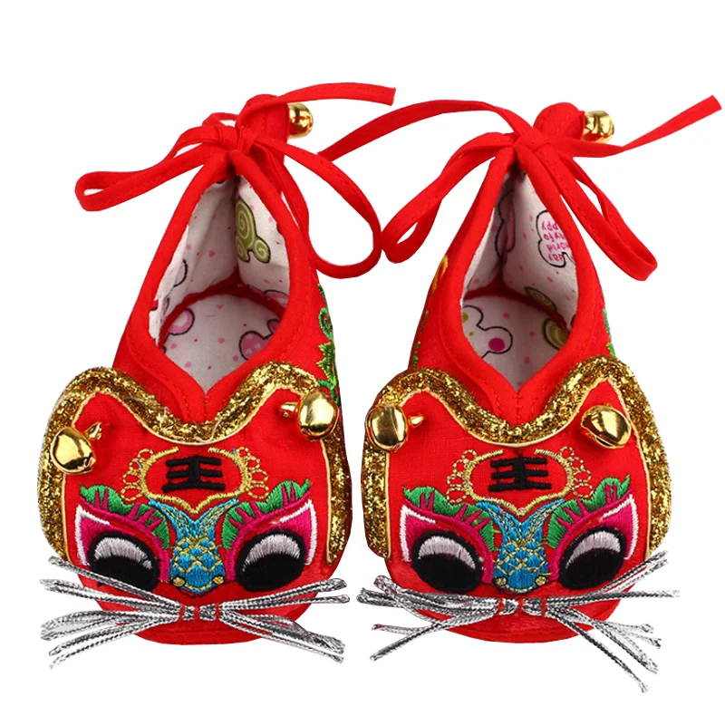 2021 autumn and spring baby toddler shoes cute Chinese traditional baby toddler shoes