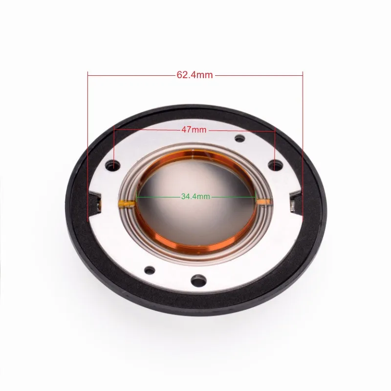 2PC Tweeter Speaker Voice Coil Diaphragm Titanium Repair Kit 34.4mm For Professional Peavey RX14 HF DJ Audio Mixer - Image 4