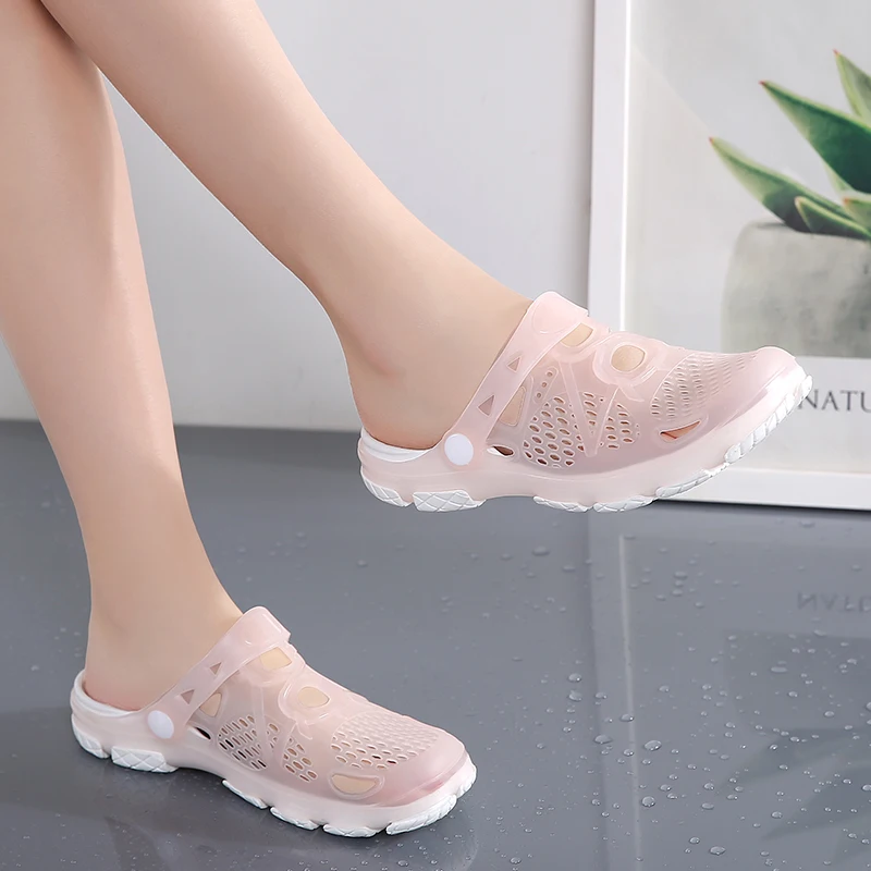 2020 blue Clogs Women Sandals Shoe EVA Lightweight Unisex Colorful Shoes Outdoor Wading Summer Beach Sandles
