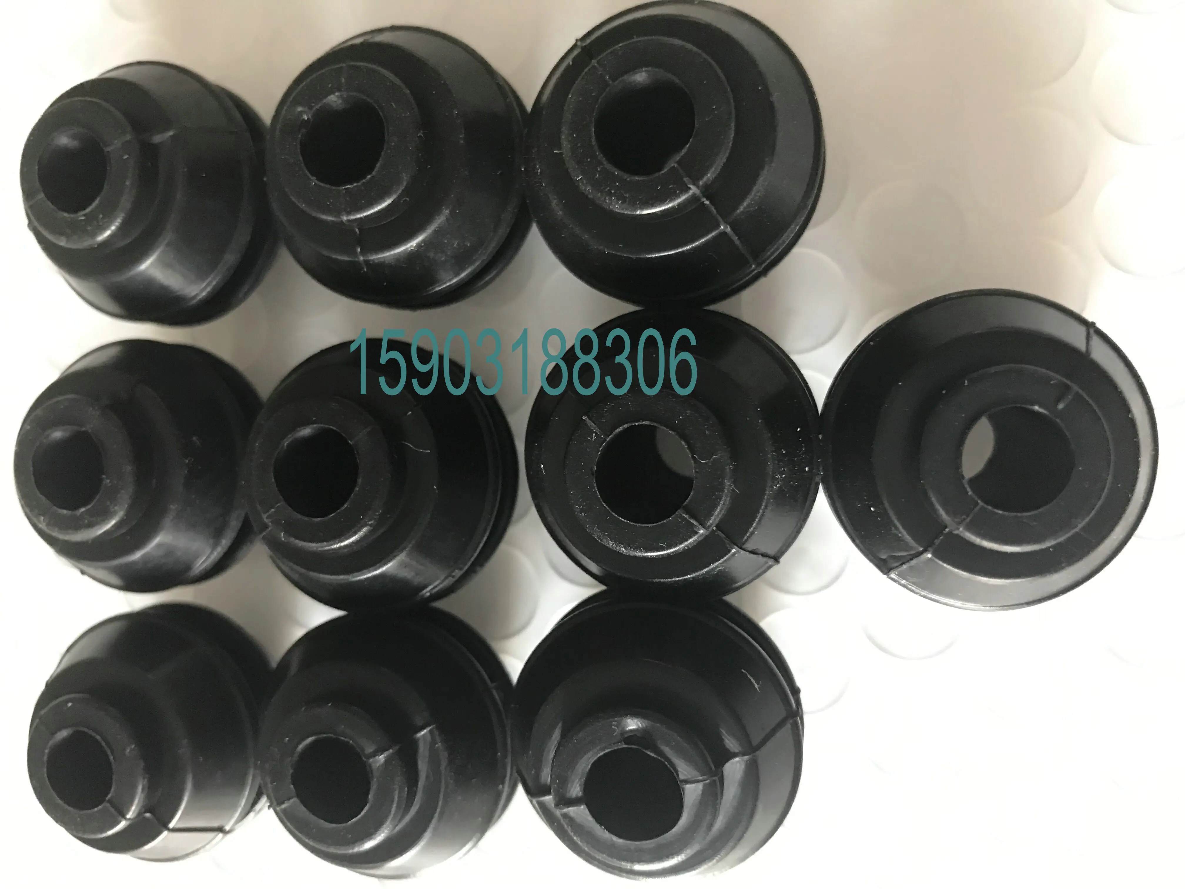 10pcs  silicone rubber grommets solid circle for AN3 brake hose