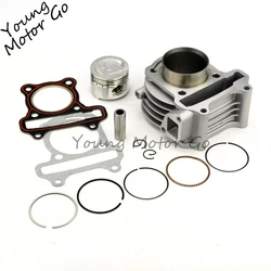 39/44/47/50mm Big Bore Kit Cylinder Piston Rings fit for GY6 50cc to 100cc 4 Stroke Scooter Moped ATV with 139QMB 139QMA Engine