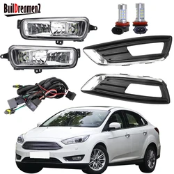 Copertura della staffa del cavo del cablaggio della lampadina del paralume H11 del paraurti anteriore dell'automobile per Ford Focus Mk3 2015 2016 2017 2018