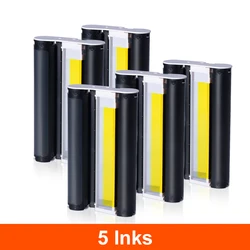 Color Ink Cassettes Compatible for Canon Selphy CP1300 CP1200 CP910 CP900 Photo Printer Color Ink Photo Paper KP-108IN KP-36IN
