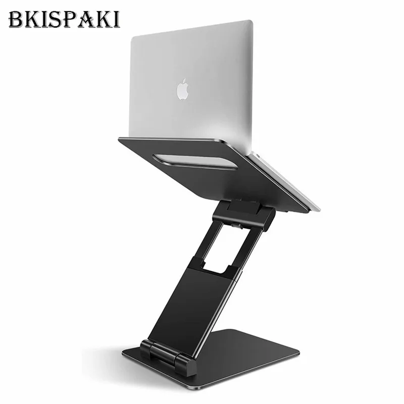 Aluminum Laptop Stand Ergonomic Metal Adjustable Cooling Notebook Holder Convertor for Mac book Air Pro Base Bracket for Laptop