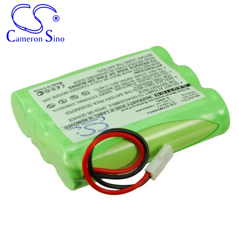 CameronSino Battery for Philips TD9601 fits Bosch PT6MXJ Cordless phone Battery,Landline battery 1500mAh 3.60V Ni-MH Green