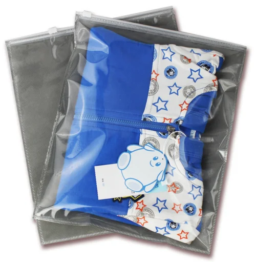 20 pcs sock/hair/underwear pvc bags Transparent Reclosable Zipper Lock Bag accept custom logo