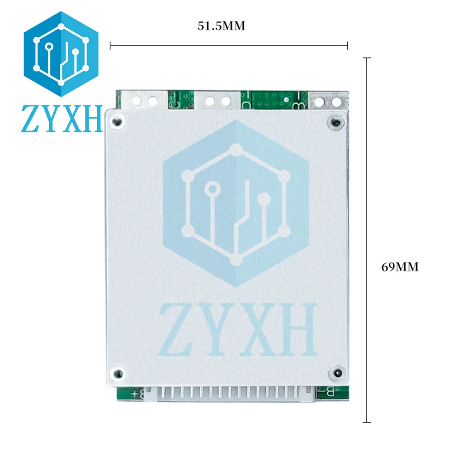 Zrównoważony BMS 16S 20A litowo-jonowy akumulator litowy 18650 wyrównanie ładowania pokładzie zabezpieczenie przed zwarciem dla Escooter/e-bike