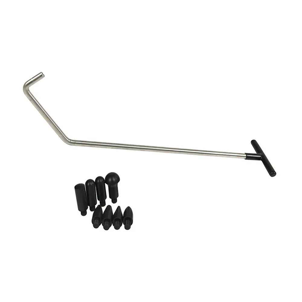 Panitless dent reparação Ganchos Varas Paintless Dent Remoção Car Repair Kit Auto Ferramentas Porta Dent Ding Granizo Remoção