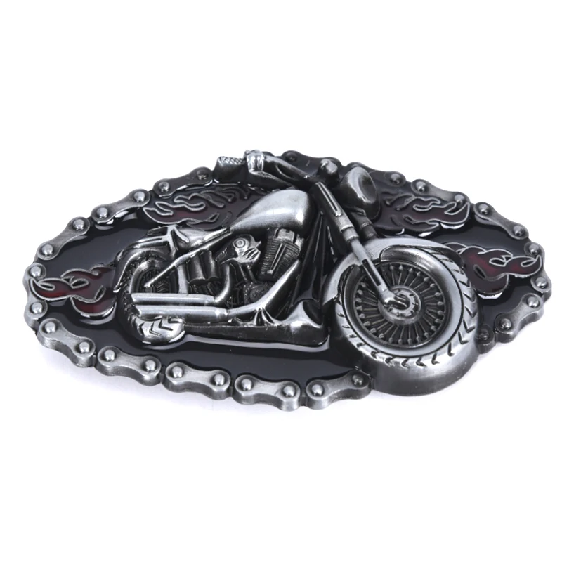 Punk Motorcycle Modelling Cowboy Alloy Belt Buckle Western Buckles For Belts 1.5 Inch Width Cowboy And Cowgirl Metal Tool