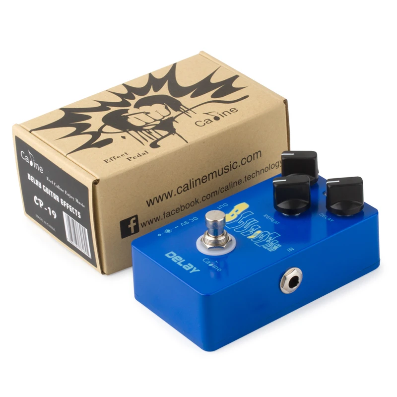 Caline CP-19 Blue Ocean Delay Guitar Effect Pedal True Bypass Design Electric Guitar Parts & Accessories