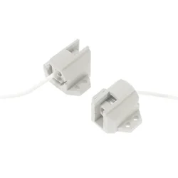 1 Pair R7S Socket Ceramic Light Holder Bases For Double-ended Metal Halide Lamp