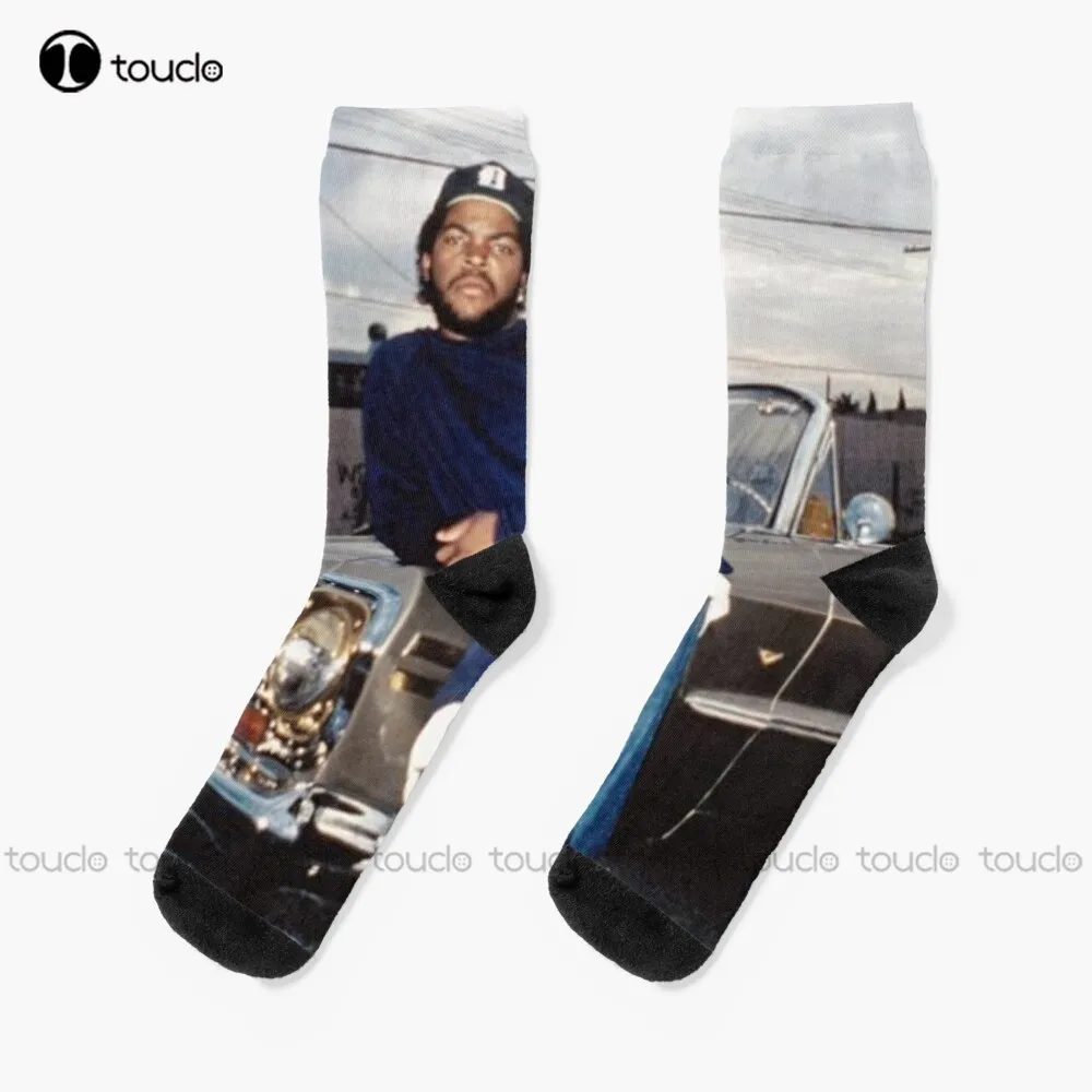 Old School Ice Cube  Socks Cool Socks For Men Christmas Gift Unisex Adult Teen Youth Socks Custom 360° Digital Print Women Men