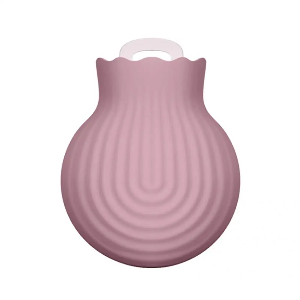 Hot Water Bag Water Injection Silicone Hot Water Bag Portable Hand Warmer Bag