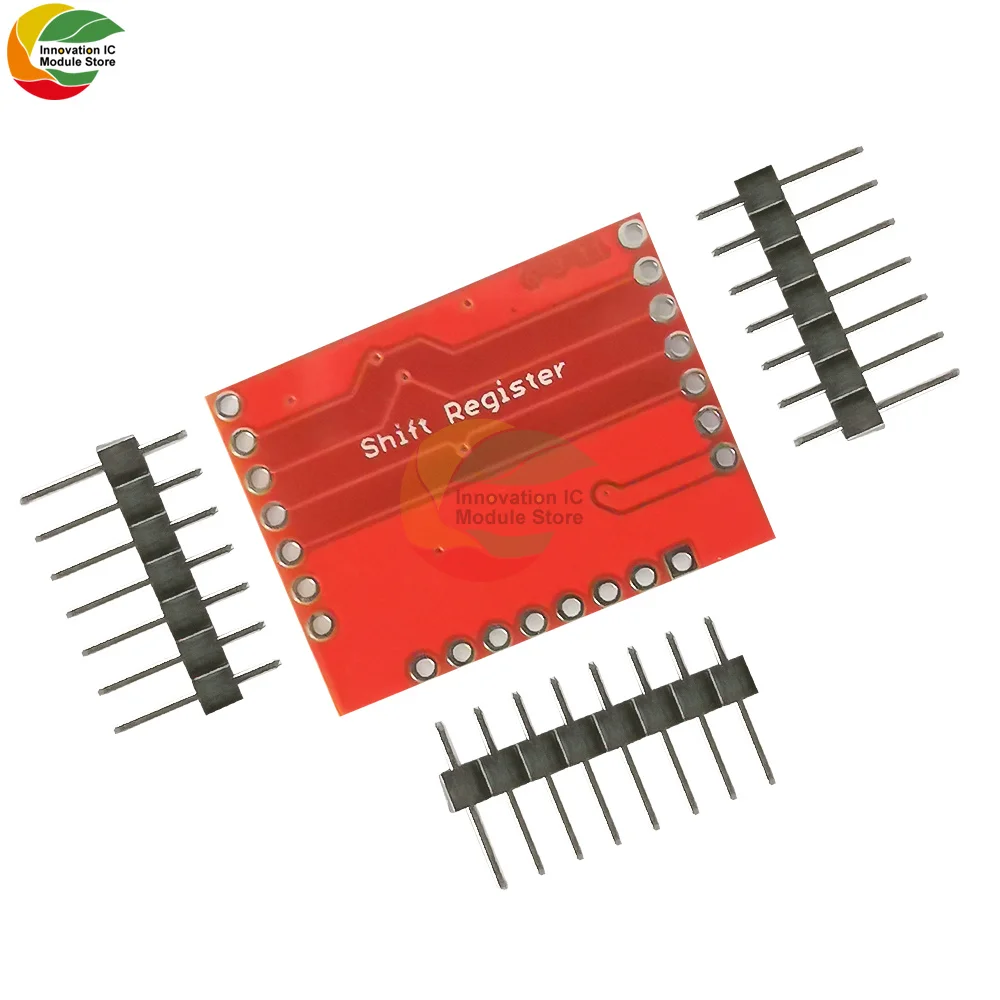 Ziqqucu-Módulo de expansión DC3.3-5V 74HC595, registro de cambio de 8 bits