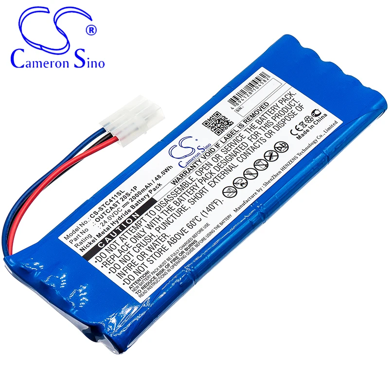 CameronSino Battery for Soundcast Outcast ICO411a Outcast ICO410 ICO411a ICO410 fits Soundcast OUTCAST 20S-1P Speaker Battery