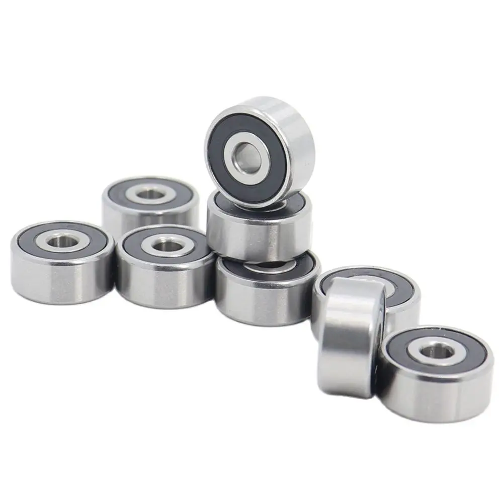 

1606 2RS ABEC-1 (10PCS) 3/8"x29/32"x5/16" inch Miniature Ball Bearings 9.525mm x 23.019mm x 7.938mm 1606 RS