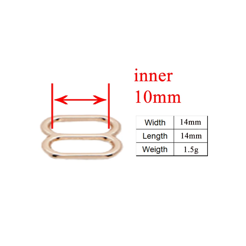 DIY hund kragen Für 10mm einstellbar schnalle schleife rucksack riemen hund kragen zubehör licht gold BZK10J