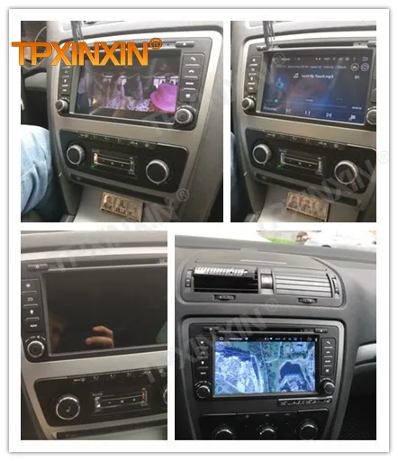 Android 12 Radio Receiver Multimedia For VW Skoda Octavia 2008 2009 2010 2011 2012 2013 2014 2015 GPS Navi Record Auto Head Unit