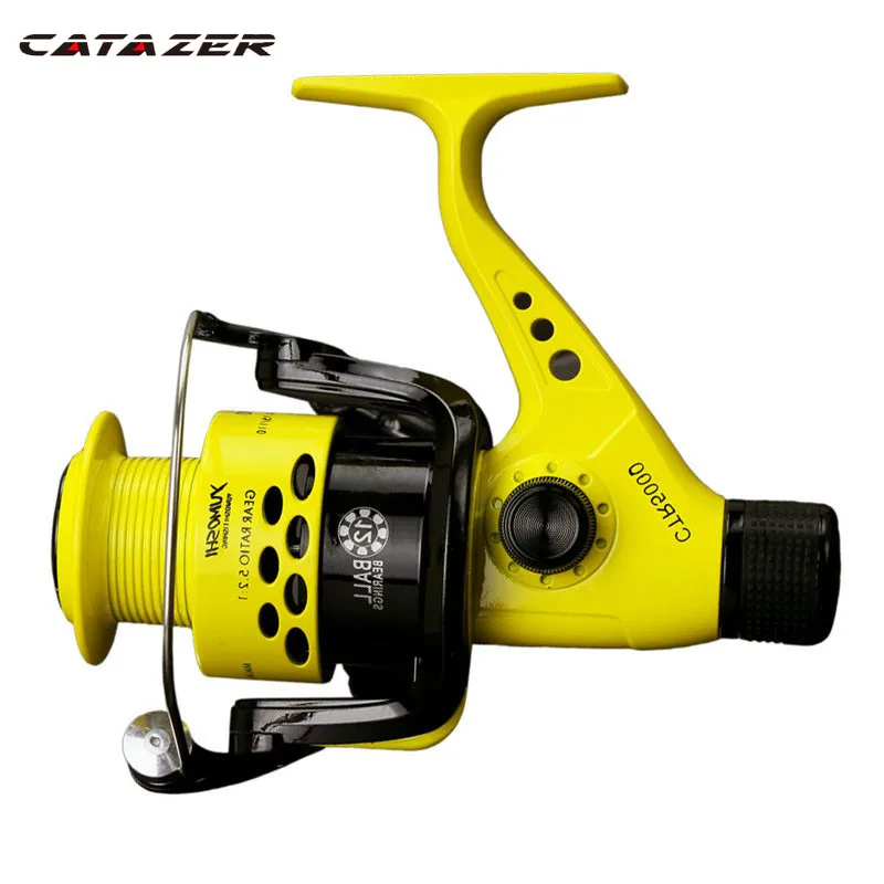 Catazer-carrete de pesca serie CTR2000-7000, freno trasero, rueda giratoria