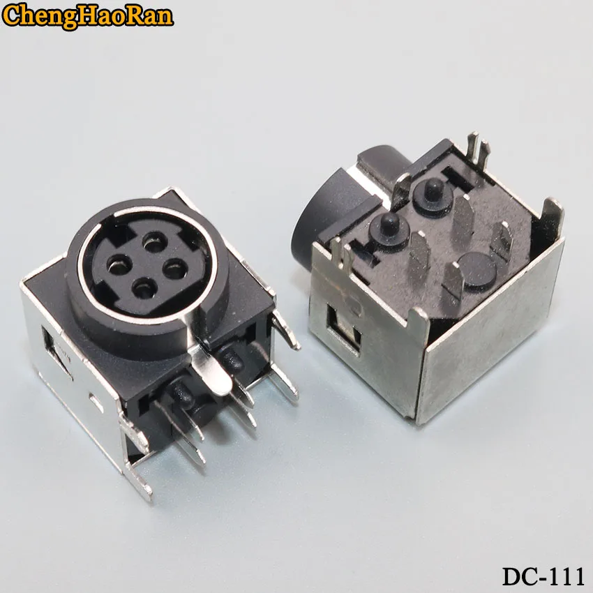 ChengHaoRan 2pcs/lot 4pin DC power terminal Female Jack DIN Connector PS2 4Pins C