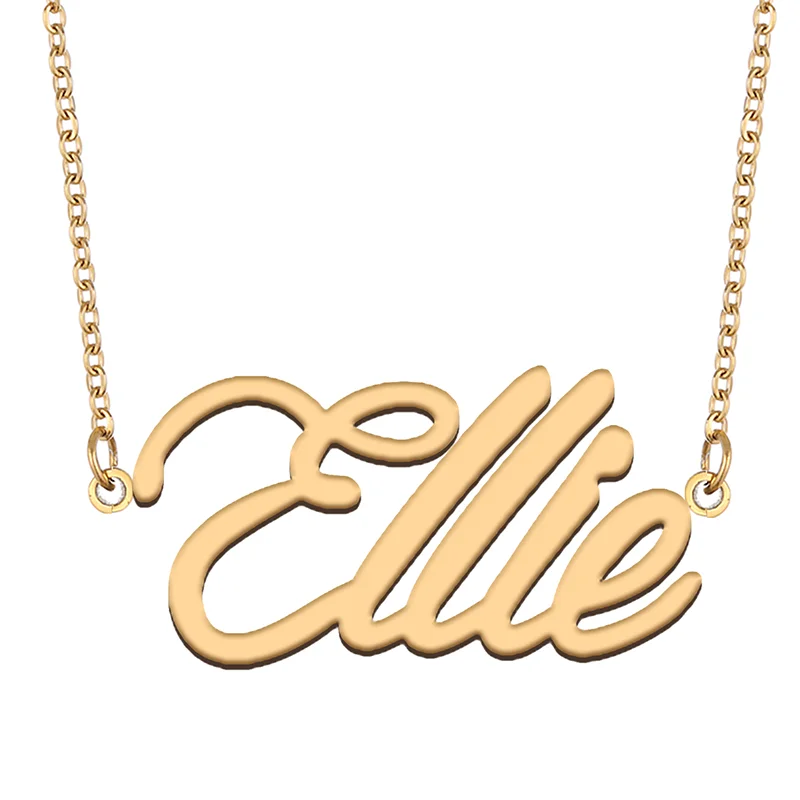 

Necklace with Name Ellie for His Her Family Member Best Friend Birthday Gifts on Christmas Mother Day Valentine's Day