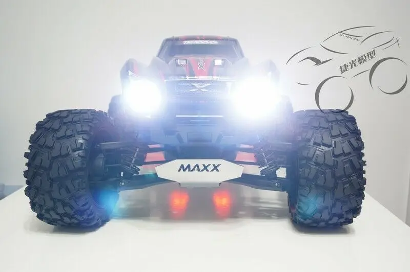 High-brightness LED lamp set with lights bracket for 1:10 TRAXXAS X-MAXX