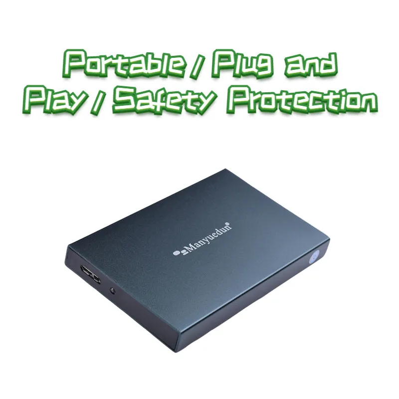 Imagem -02 - Manyuedun-disco Rígido Externo para Laptop Mac Ps4 Xbo 25 120 gb 160gb 250gb 320gb 500gb 750gb 2tb 1tb