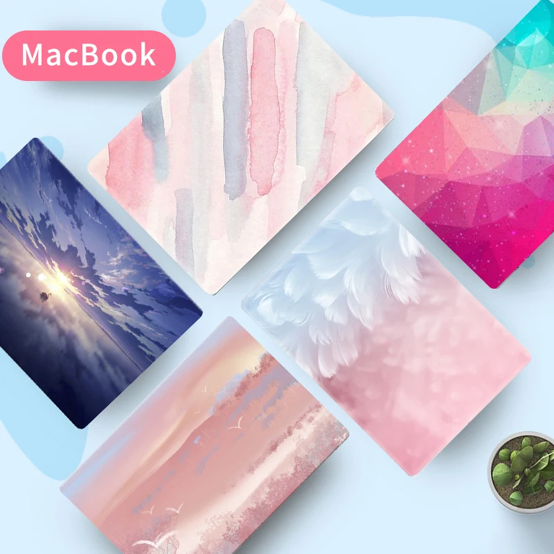 3-in-1 Laptop Sticker Skin For 2024 Macbook Air 13 15 M3 Pro 14 16 M3 Pro/Max Vinyl Sticker A2918 A2992 A2991 A3113 A3114