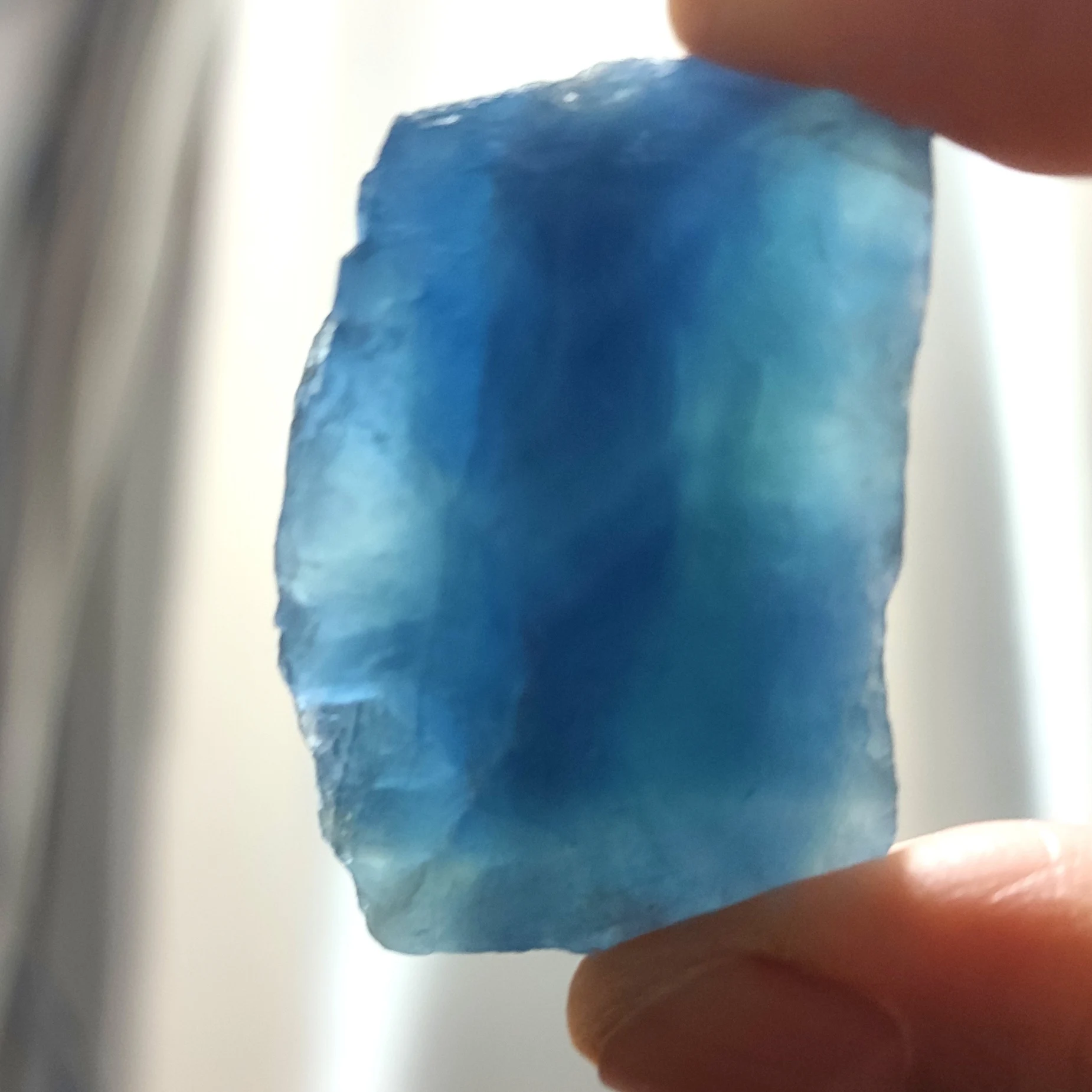 1pc Random Natural Blue Fluorite Rough Raw Stone Quartz Crystal Mineral Specimen Healing Reiki Aquarium Room Home Decoration