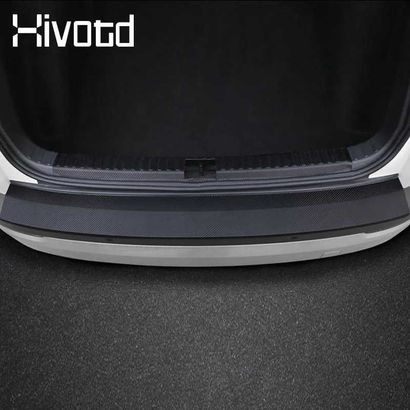 For Skoda Karoq 2023 2024 Car Accessories Rear Bumper Film Protection Cover Anti Scratch Wrap Film Trunk Guard Decoration Parts