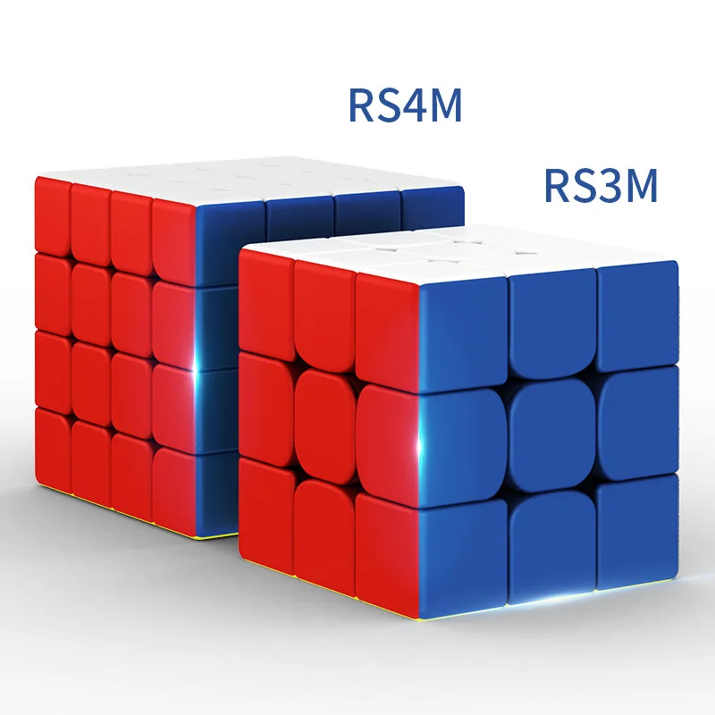 MoYu RS3M 2020 큐브 3X3X3 마그네틱 큐브 3x3x3 스피드 매직 큐브 RS2M 2x2 RS4M 4x4 큐브 RS3M 2020 마그네틱 큐브 3*3 퍼즐 큐브 RS3M 2020 Magnetic Cube 3*3 Puzzle cubes