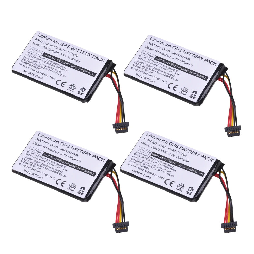 For GPS Battery AHA11111008 VFAD 1200mAh Battery for TomTom 4FL50 4FL60 Go 5000 GO 5100 Go 6000 GO 6100 PRO TRUCK 525