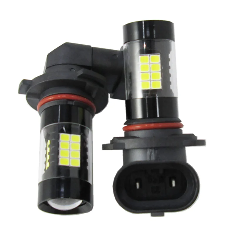 

NEW 2PCS*9006 43W 3014 32 SMD+11 SMD 2835 900lm 43led decoding fog light bulbs with led lens HB4 DRL Fog Lamp Day running lights