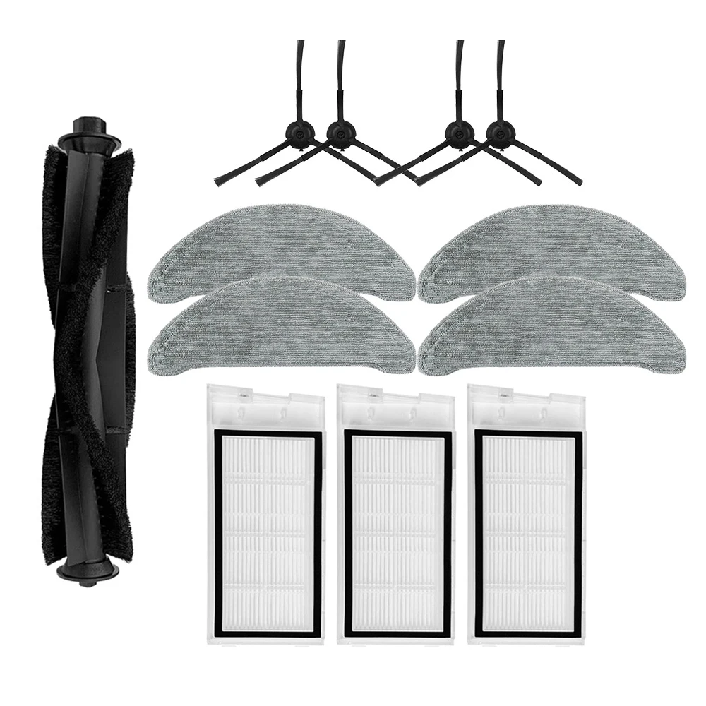 Набор боковых щеток, основная щетка для Xiaomi RoidMi EVE Plus, запчасти для уборочной машины, пылесборник, тряпка, аксессуары для пылесоса