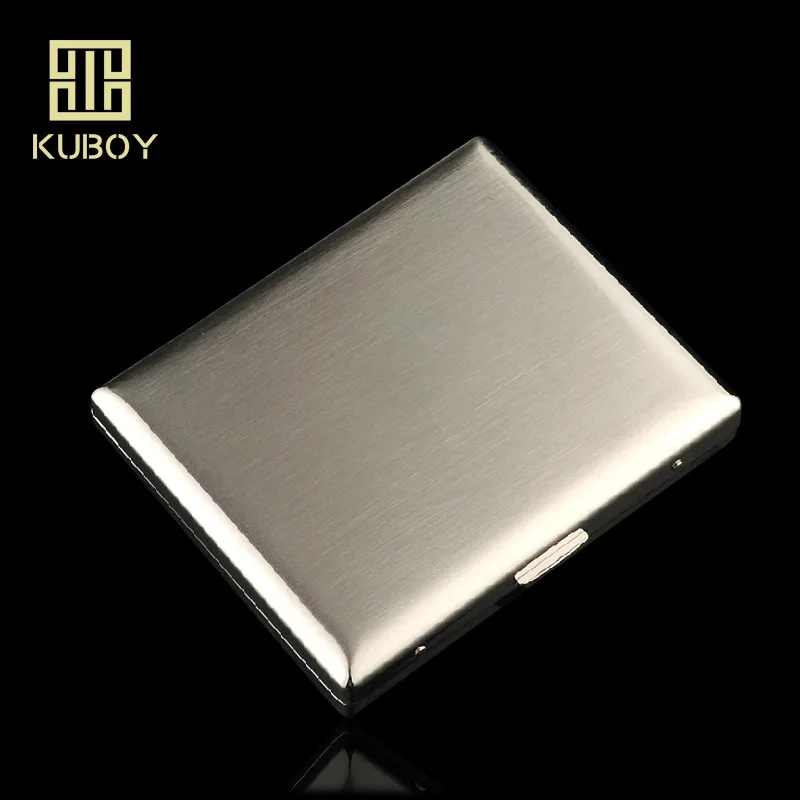 20-pack stainless steel creative cigarette case with metal cigarette case.