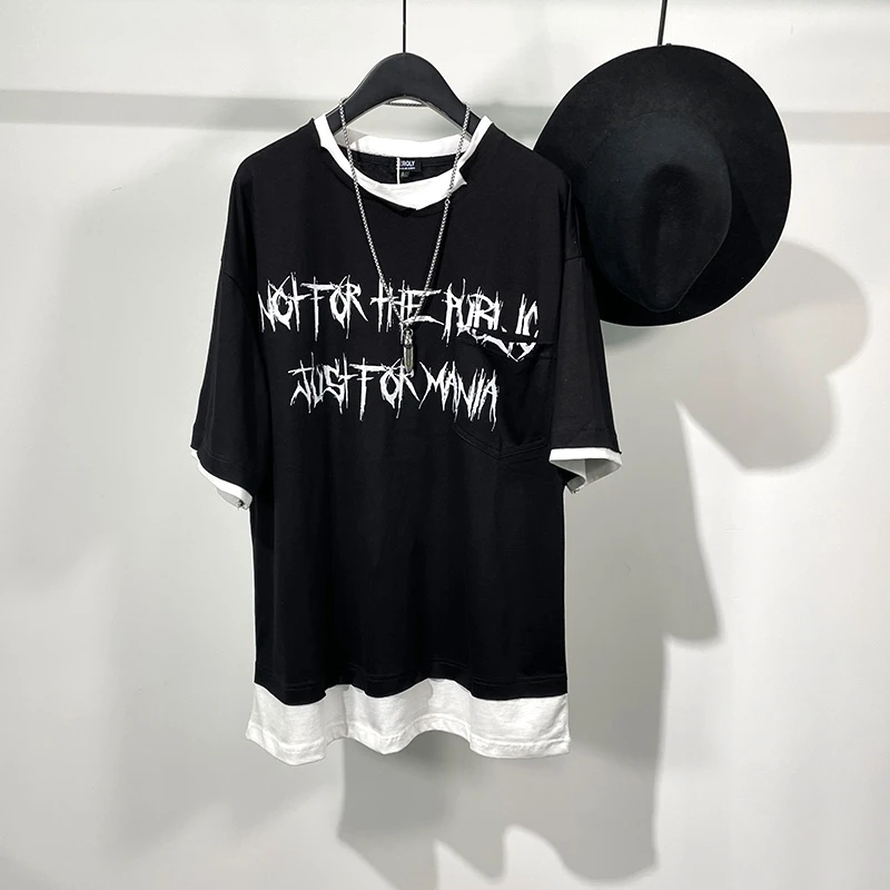 

Owen Seak Men T Shirt Men's Clothing Hip Hop Tops Tees Summer High Street Women Solid Streetwear T Shirt