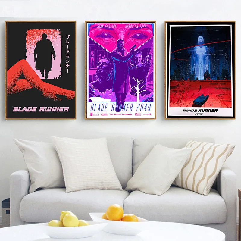 Movie Blade Runner 2049 White Coated Paper Posters Printed Wall Posters Art Painting Home Room Decor