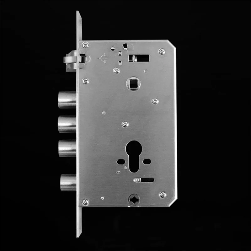 6068  Stainless Steel Smart Lock Body Size 30mm Round Latch 105mm 90mm Deep Fingerprint Lock Accessories