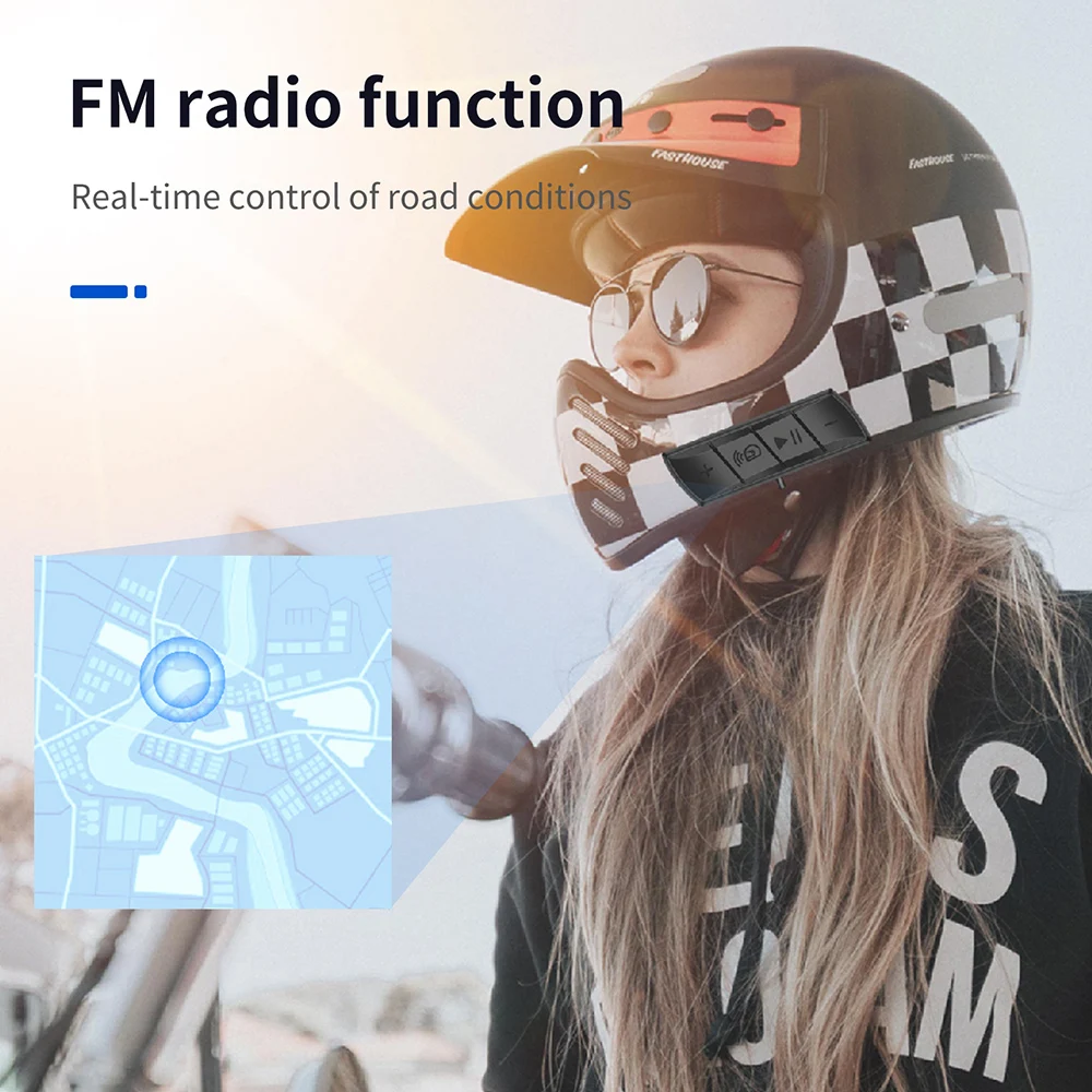VR robot Motorcycle Helmet Bluetooth Headset FM Radio Moto Waterproof Wireless Handsfree Headphone Music Speaker Auto Answer - Image 3