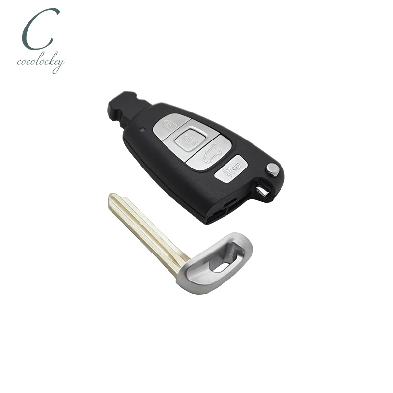 Cocolockey Smart Car Key Case for Hyundai Veracruz Ix55 2008-2013 4 Button