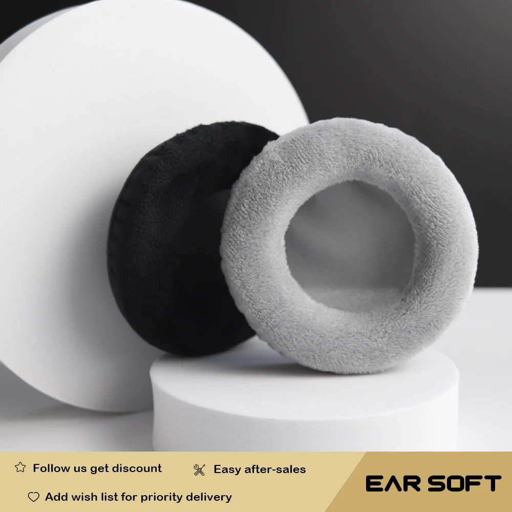 

Earsoft Replacement Cushions for Sony MDR-7502 Somic E95 Headphones Cushion Velvet Ear Pads Headset Cover Earmuff Sleeve