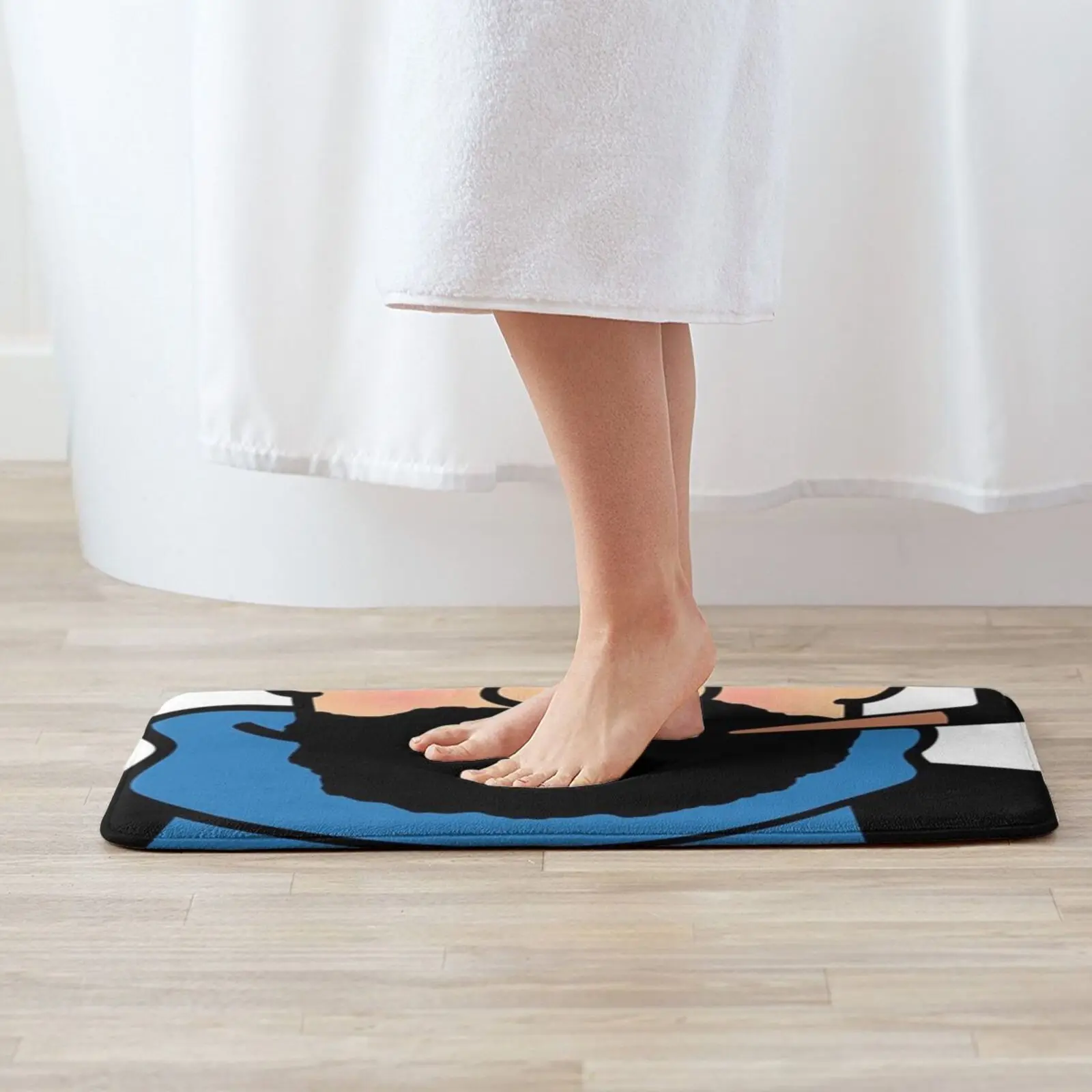 Haddock Pipe Mat Rug Carpet Anti-Slip Bedroom Entrance Door Mat Haddock Tintin And Milou Adventurer Bd Cartoon Tintin And Milou