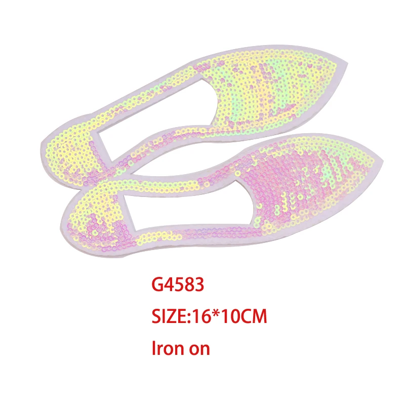 Cartoon Decorative Sneakers ballet shoes icon Embroidered Applique Patch For DIY Iron on Badges Stickers on backpack,the clothes