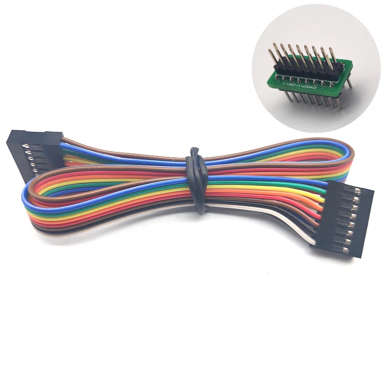 SOP8 / VSOP8 / SOP16 WSON / Spi / Soic /Flash 1.27mm Test di masterizzazione programmazione Chip download test sonda doppia fila 4P 8P