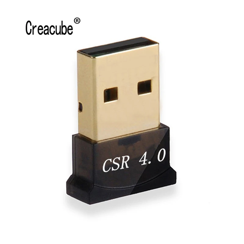 Creacube Wireless USB Bluetooth-Compatible 4.0 Adapter Dongle Music Receiver Adaptador Transmitter For PC