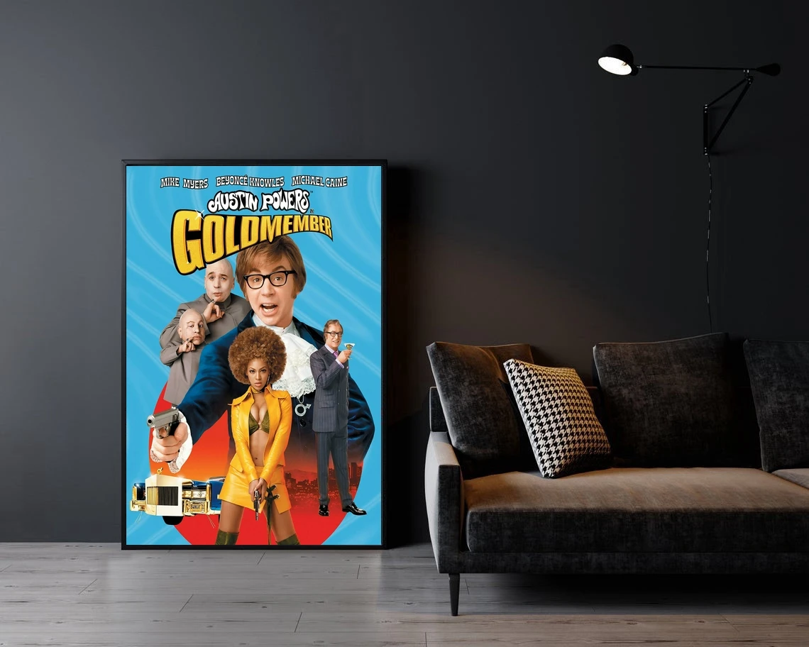 Austin Powers Goldmember Movie Poster Canvas Print Home Wall Painting Decoration (No Frame)